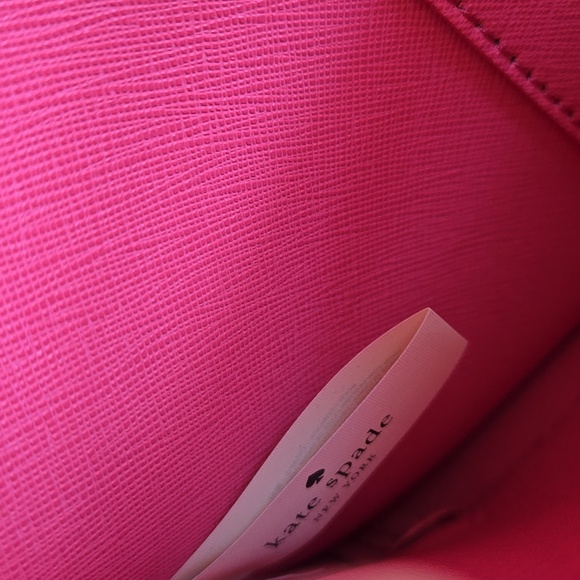 Kate Spade clutch wristlet scallop trim bag - Picture 9 of 16